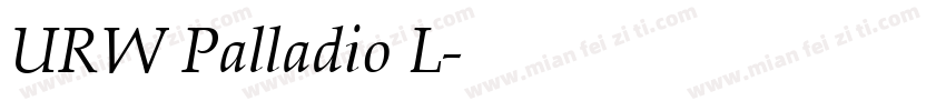 URW Palladio L字体转换